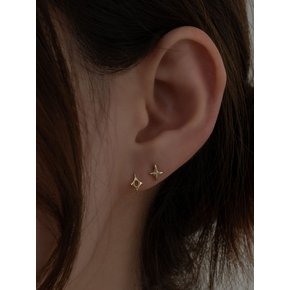 14k punching star piercing