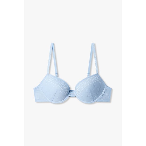 여성 패턴드 메쉬 푸쉬업 브라 0825185504000
