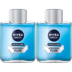 [해외직구] 독일직구 Nivea 니베아 프로텍트 앤 케어 에프터 쉐이브 플루이드 100ml 2팩