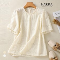 KARRA (77까지)데이지아일렛블라우스_A4M1402