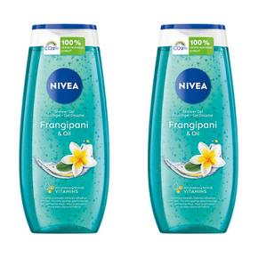 [해외직구] 독일직구 Nivea 니베아 프랜지파니 앤 오일 샤워젤 250ml 2팩