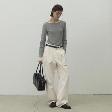 나인(Atelier Nain) 나인 ESSENTIAL TUCK PANTS S PT5596SG