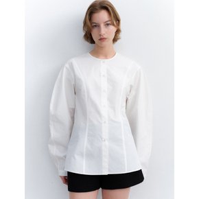 volume blouse_ivory