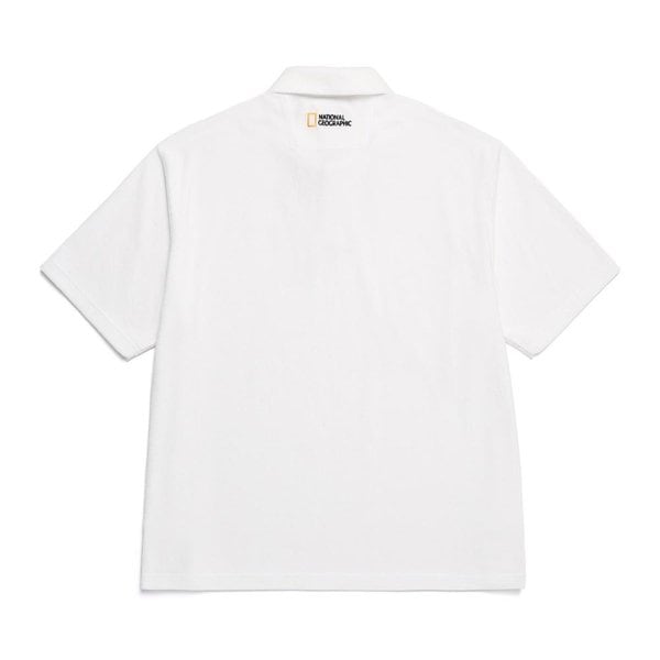 [부산점] N252MTS480 012 내셔널지오그래픽 테리 세미오버핏 카라 티셔츠