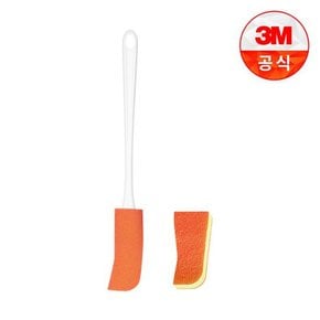 스테인레스/유리병용 보틀 수세미핸들 1입+리필 1입+리필 1입