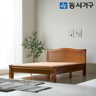 동서가구 편백나무 수납형 황토볼 흙침대 Q 퀸 DF644034