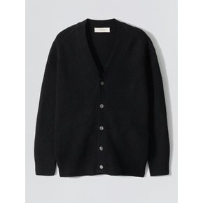 Verre Hachi Y-Neck Cardigan_Black