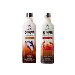 사조 참치액900ml + 홍게액900ml