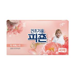 피죤 건조기용 유연제 40매 라피에스타 시트형