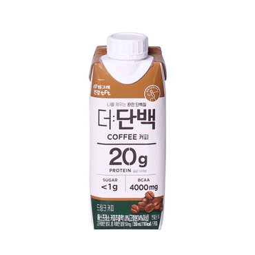  빙그레 더단백 커피 250ml 18개 단백질 프로틴