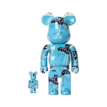 킨키로봇 400%+100% BEARBRICK Jean Michel Basquiat 9