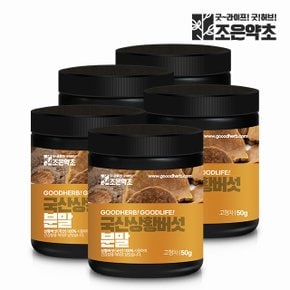 국산 100% 상황버섯 분말 가루 50g x 5