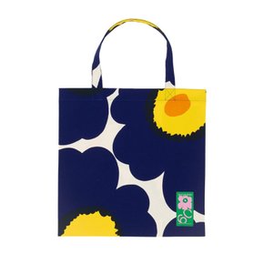 [Marimekko UNIKKO] 마리메꼬 우니꼬 쇼핑백 에코백 다크블루 옐로우 오렌지