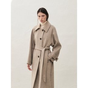 TWW WOOL100 SEMI DOUBLE COAT_2COLORS