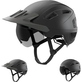  독일 카스코 헬멧 자전거헬멧 1835586 Mens and Womens Bicycle Helmet with Magnetic Visor Rem