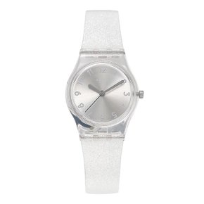 LK343E TIME TO SWATCH SILVER GLISTAR TOO 여성 우레탄시계