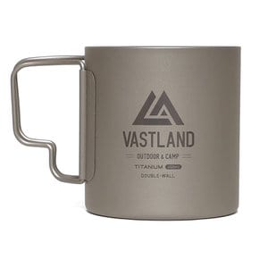 VASTLAND (바스트 랜드) 티타늄 머그컵 더블 450ml