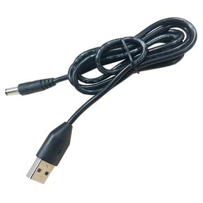 USB to DC 001 DC5.5x2.1_1M 블랙 USB전원케이블 DC5V연결케이블