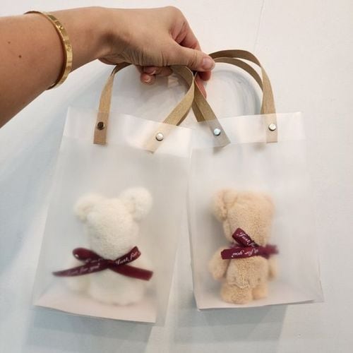 답례품 핸드타월 귀여운 곰 손수건 베어