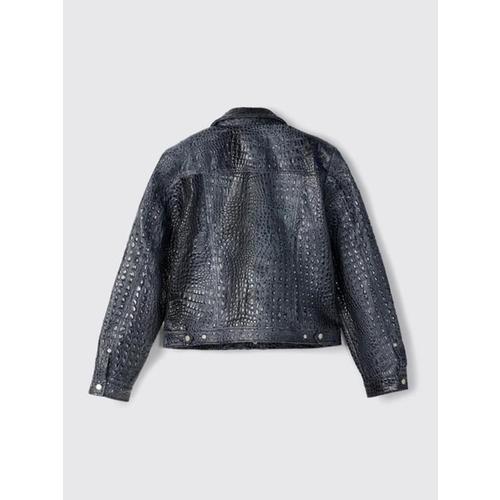 캠퍼 자켓 AU00012 001 LEATHER JACKET 0 Grey