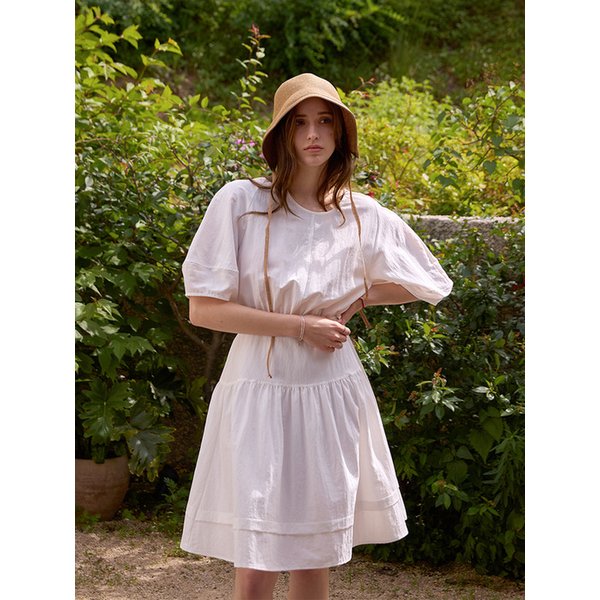 텐셀 티어드 볼륨원피스