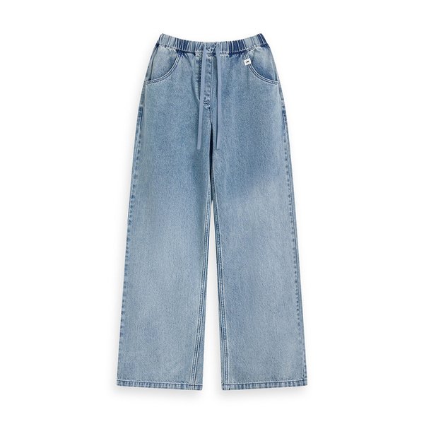 밴딩 데님 팬츠 [BLUE]