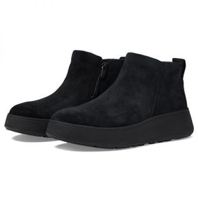 3904159 FitFlop F-Mode Suede Flatform Zip Ankle Boots