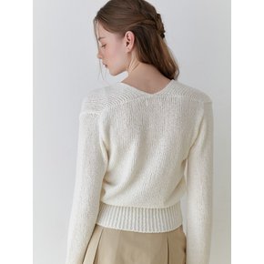 Melt v cardigan (ivory)