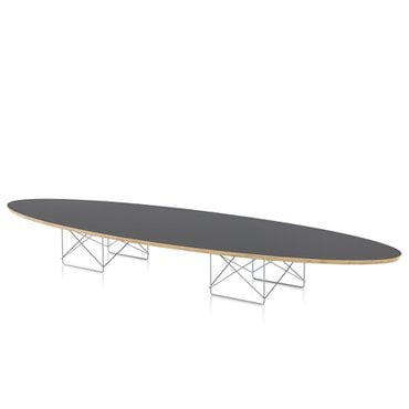 허먼밀러 [허먼밀러 공식딜러] Eames Wire Base Elliptical Table (Black)