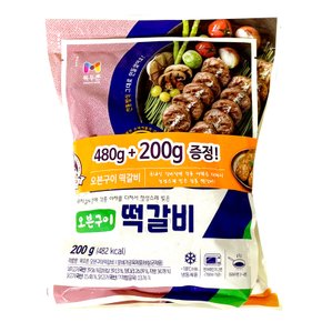 [푸른들마켓][목우촌] 오븐구이떡갈비480g+200g