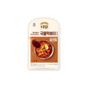 CJ 다담 냉장 국물 떡볶이 양념 145g 3개