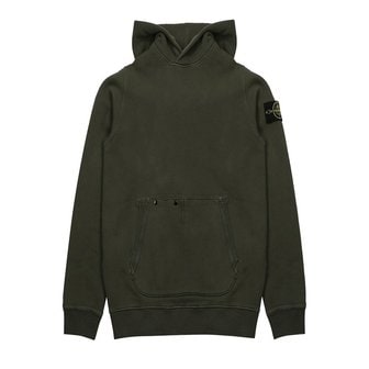 스톤아일랜드 로고패치 후드티셔츠 811561041-V0159