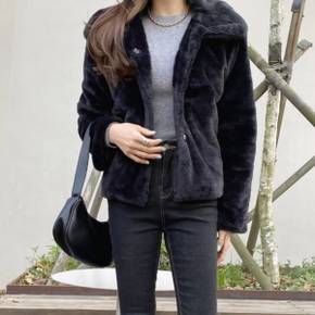 여성 겨울 티에느 카라 퍼 자켓 재킷 점퍼 아우터