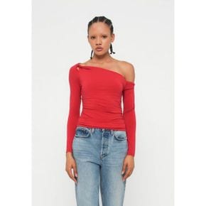 Abercrombie  Fitch 애버크롬비 앤 피치 TWIST - 긴팔 상의 빨강 7271445