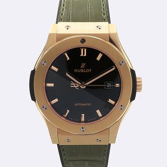 위블로(HUBLOT) 고이비토 중고명품 위블로 클래식 퓨전 킹 골드 그린 42MM 남성시계 K0031HUB