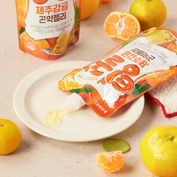 팅글 6kcal 곤약젤리 제주감귤맛 130g 1팩