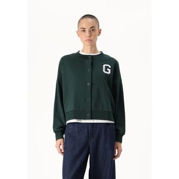 갭 4994330 GAP LOGO CARDIGAN - Cardigan es green