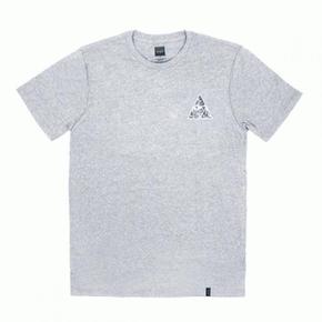 허프 TRIPLE TRIANGLE SKULLS TEE - GRY