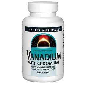 소스 내츄럴스 Source Naturals 바나듐 크로뮴 위드 크롬 180정