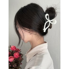 Flow ribbon hair clip (2color)