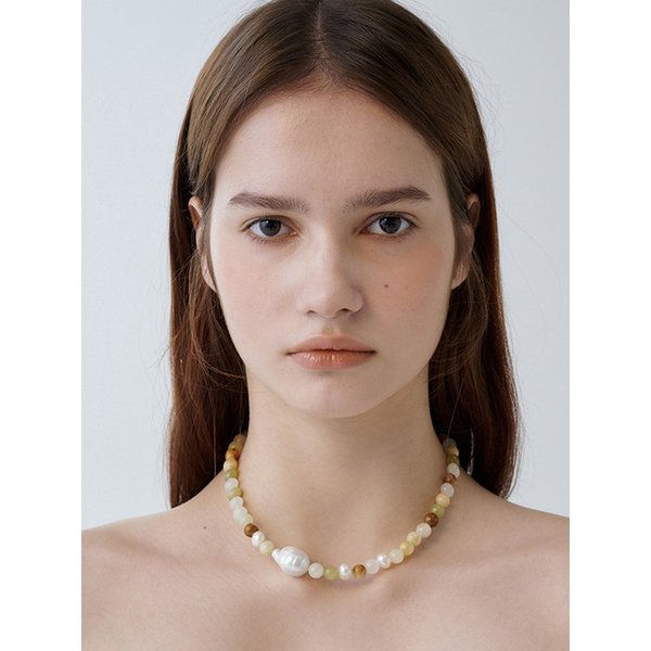 925 Choco Sherbet Baroque Freshwater Pearl Necklace