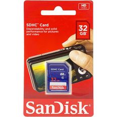 샌디스크 익스트림프로 SanDisk Standard 플래시 메모리 카드 32GB 클래스 4 SDHC 소매 패키지 1