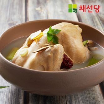 인정식탁 [채선당] 국내산 닭으로 만든 인삼삼계탕 1kg x 4