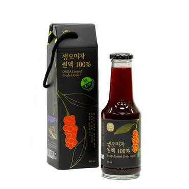 사그담 직접 재배해 담근 100%생오미자원액 400ml