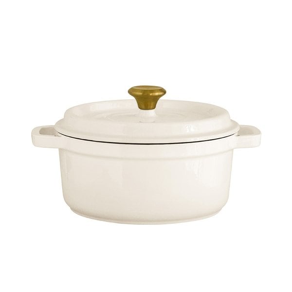 [8% 카드할인] 크림 무쇠 주물냄비 22cm