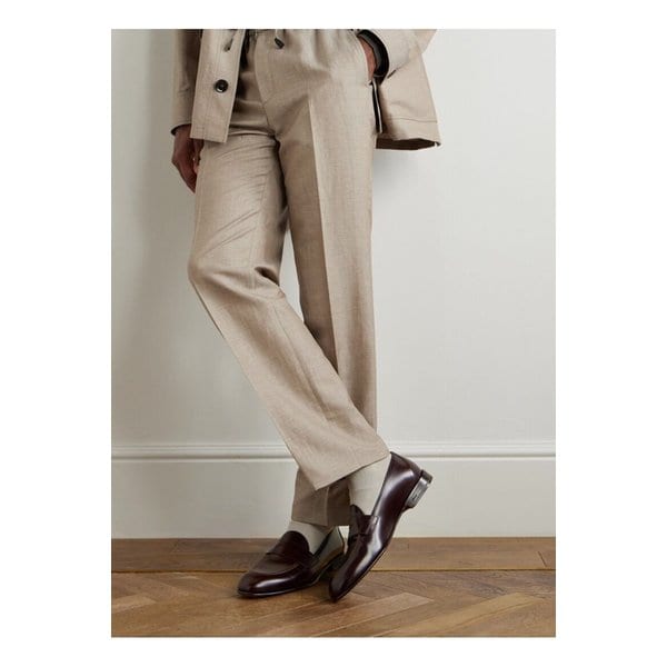 브리오니 아피아 가죽 페니 로퍼 브라운 1647597359581026