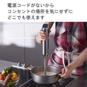 Cuisinart (퀴지네이트) 핸드 블렌더 무선 충전식 RHB-100J