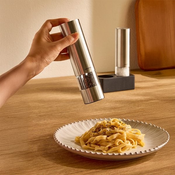메이트 전동 소금후추 그라인더 1P (받침 포함)