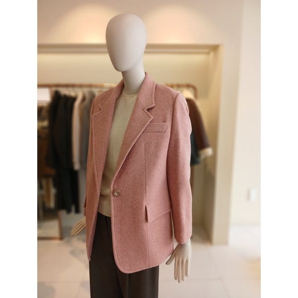 [여주점] 씨씨콜렉트 알파카블렌드싱글헤링본자켓 C244msf032