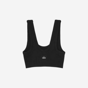 (W) 알로 요가 심리스 쵸즌 브라 블랙 (W) Alo Yoga Seamless Chosen Bra Black 271311